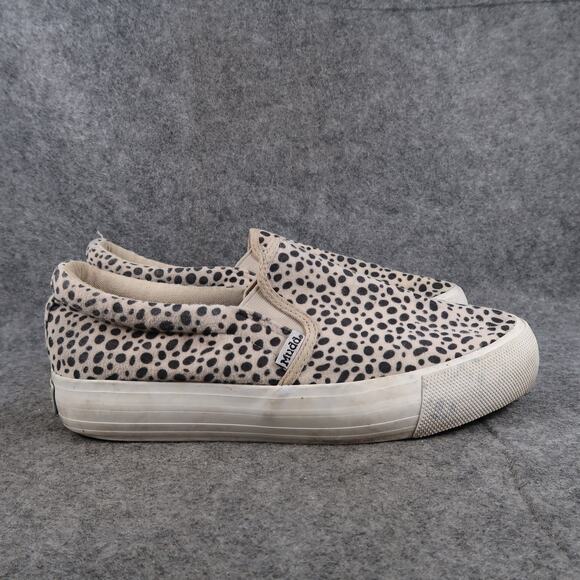 Mudd Shoes - Mudd Shoes Womens 10 Fashion Slip On Sneakers Animal Print Beyley Y2k Casual